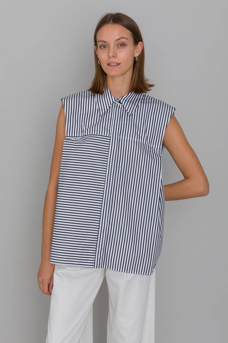 Mykke Hofmann Bluse Loraine aus Bio-Baumwollpopeline Blitzangebot