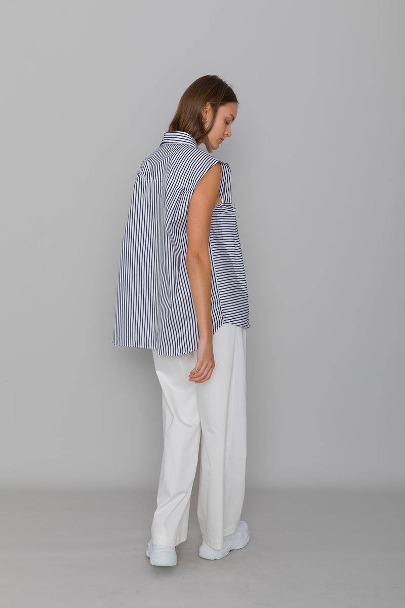 Mykke Hofmann Bluse Loraine aus Bio-Baumwollpopeline Blitzangebot