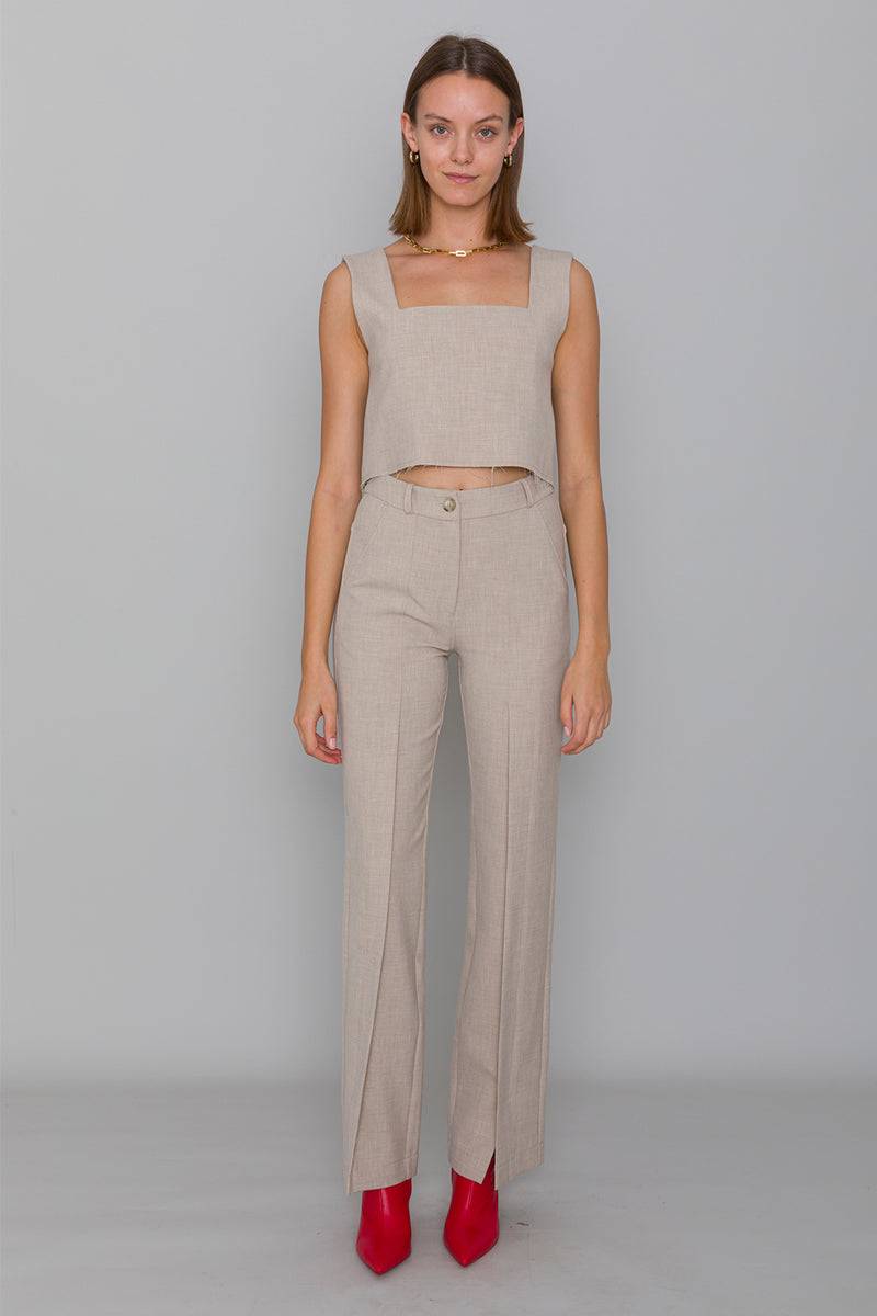 Mykke Hofmann Ecovero Crop-Top Tyra Räumungsverkauf