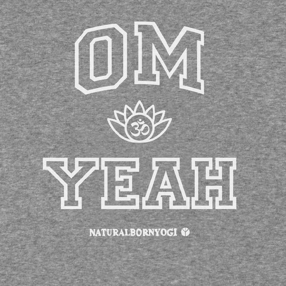 Natural Born Yogi Om Yeah – Sweatshirt Hoodie-Kleid grau Neuheiten