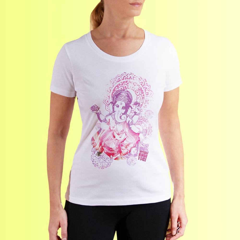 Natural Born Yogi Groovy Ganesha – Yoga Shirt Zeitbegrenzte Promotion