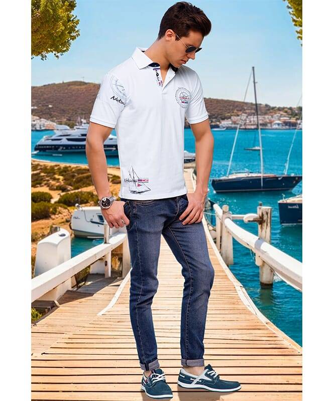 Nebulus Poloshirt DEEP BLUE Herren Neueste Mode