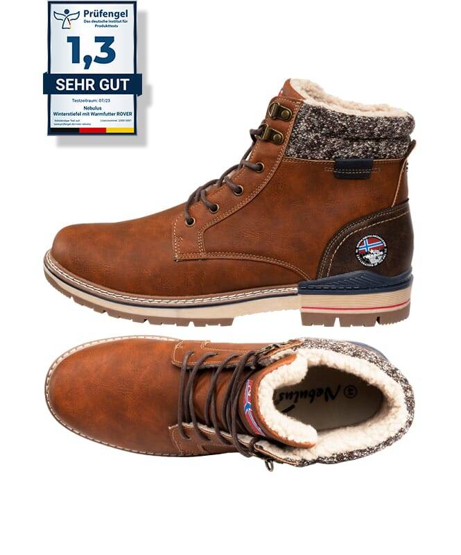 Nebulus Winterstiefel mit Warmfutter ROVER Herren Fabrikpreis