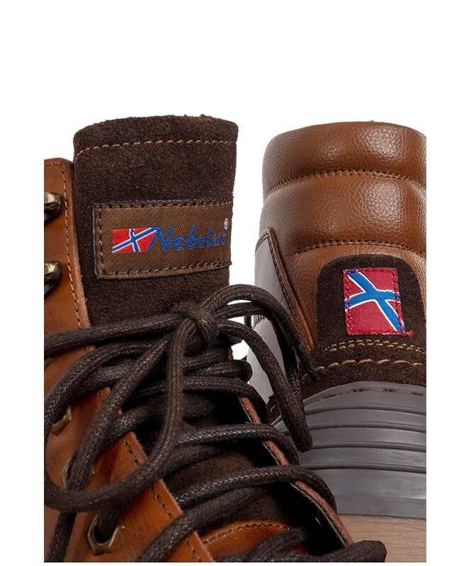 Nebulus Leder Winterstiefel NORDAS Herren mit Merinowolle Rabatt