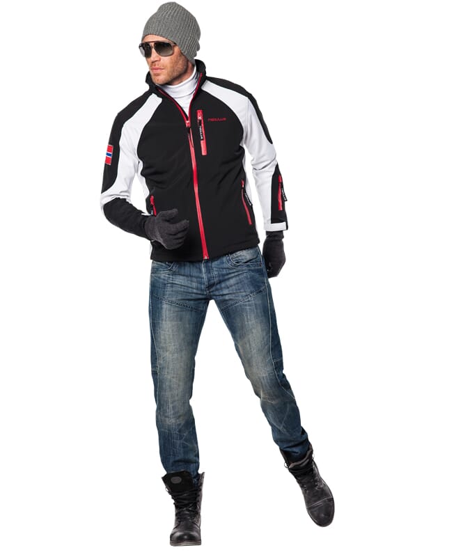 Nebulus Softshell-Skijacke ROCKSHELL Herren Lagerräumung