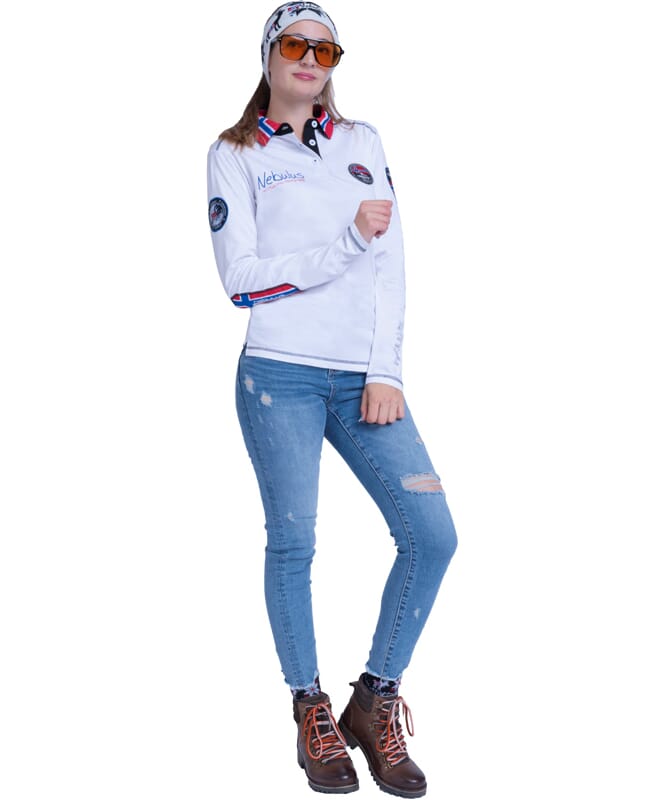 Nebulus Poloshirt langarm BENTY Damen Sonderangebot der Fabrik