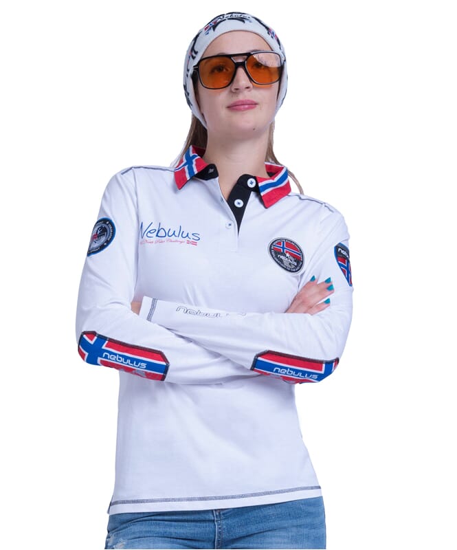 Nebulus Poloshirt langarm BENTY Damen Sonderangebot der Fabrik