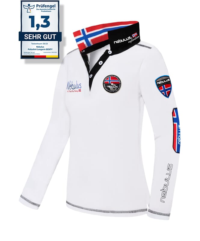 Nebulus Poloshirt langarm BENTY Damen Sonderangebot der Fabrik
