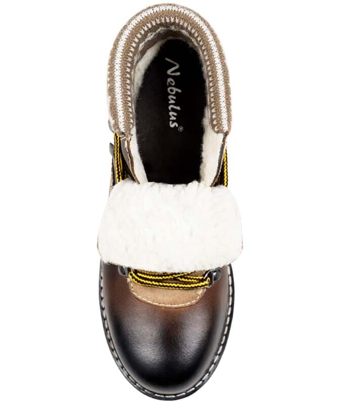 Nebulus Leder Winterstiefel FURGIE Damen mit Merinowolle Nur noch ein Tag übrig