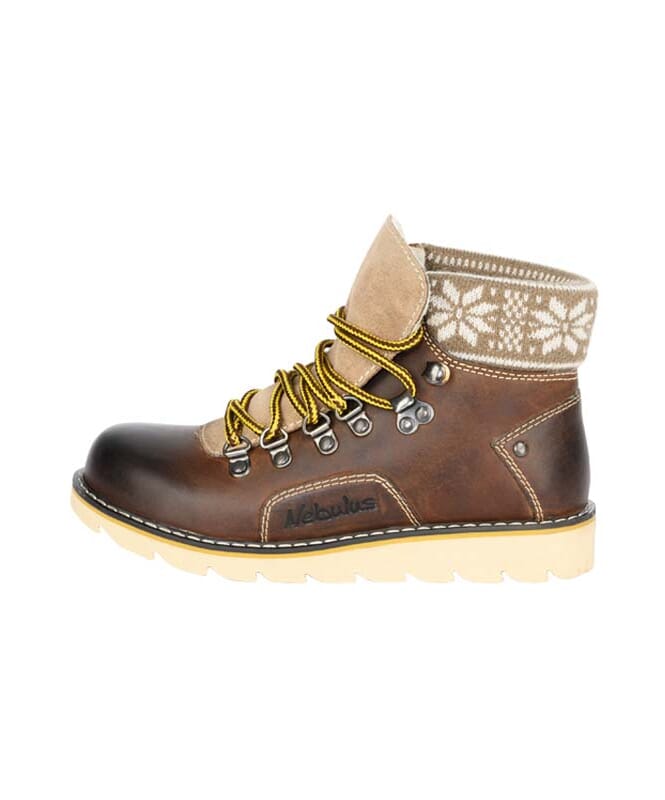 Nebulus Leder Winterstiefel FURGIE Damen mit Merinowolle Nur noch ein Tag übrig