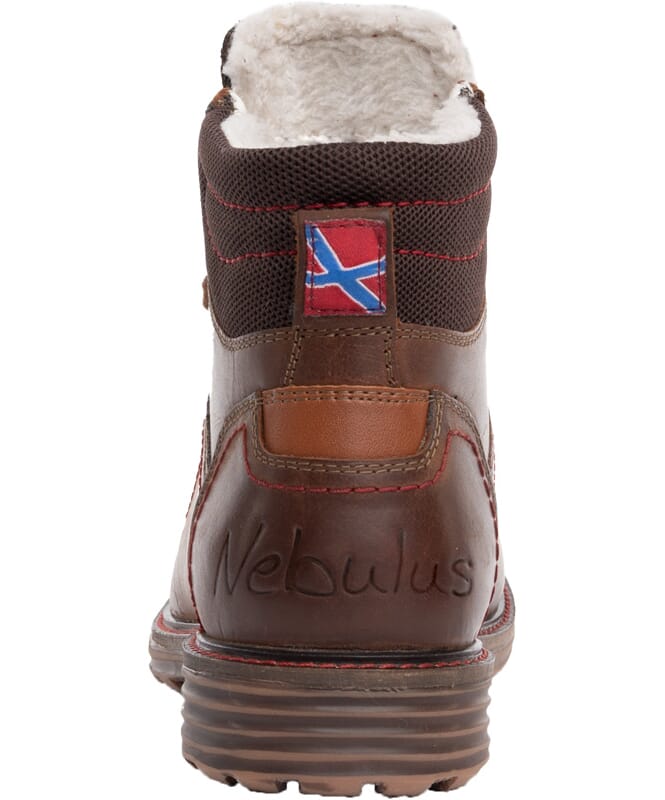 Nebulus LEDER WINTERSTIEFEL TOWER HERREN MIT MERINOWOLLE Black Friday