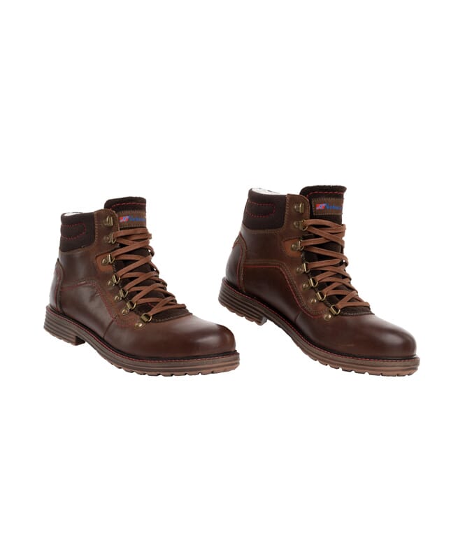Nebulus LEDER WINTERSTIEFEL TOWER HERREN MIT MERINOWOLLE Black Friday