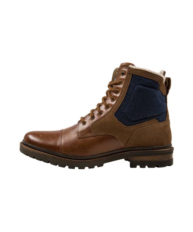 Nebulus Leder Winterstiefel BILL Herren mit Merinowolle Cyber Monday