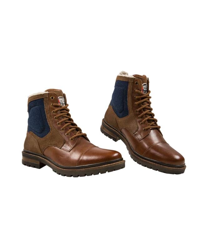 Nebulus Leder Winterstiefel BILL Herren mit Merinowolle Cyber Monday