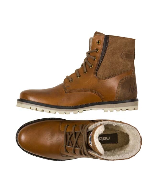 Nebulus Leder Winterstiefel CLARK Herren mit Merinowolle Jubiläumsangebot
