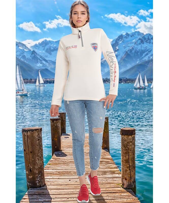 Nebulus Fleecepullover SKANDINAVIA Damen Kauf eins, bekomm eins gratis