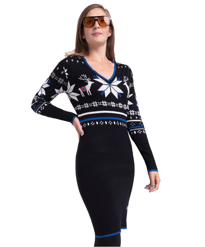 Nebulus Norweger Strickkleid NORRA Damen Riesige Ersparnisse
