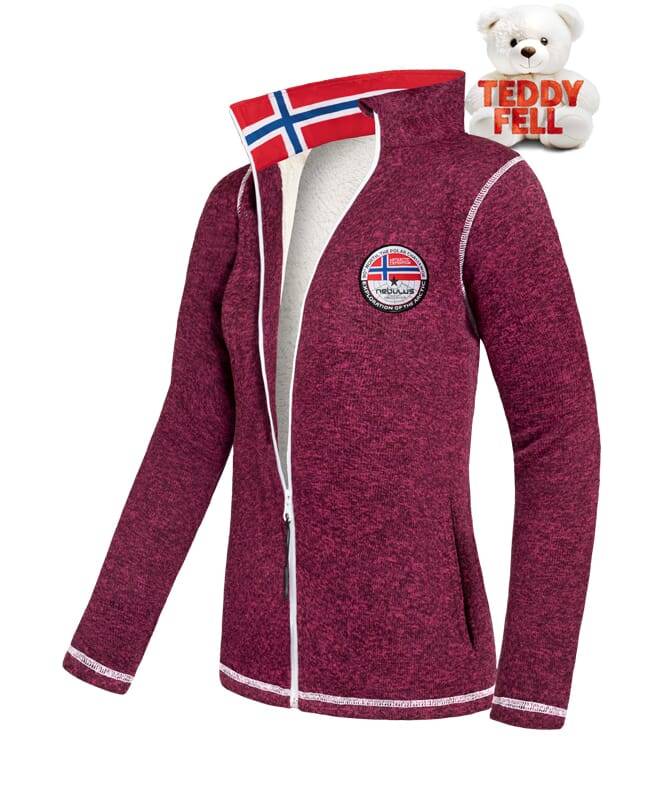 Nebulus Fleecejacke mit Teddyfell FALLOU Damen Begrenzte Freigabe