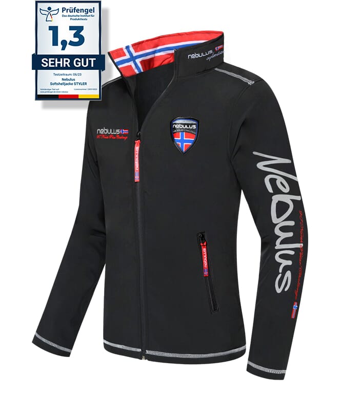 Nebulus Softshelljacke STYLER Herren Letzter Tag