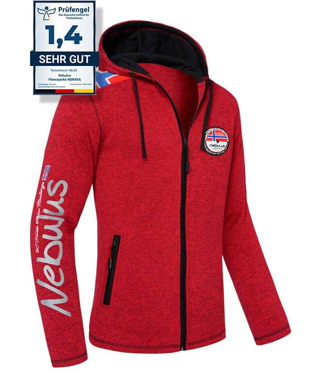 Nebulus Fleecejacke NORSKA Herren Bis zu 65% Rabatt