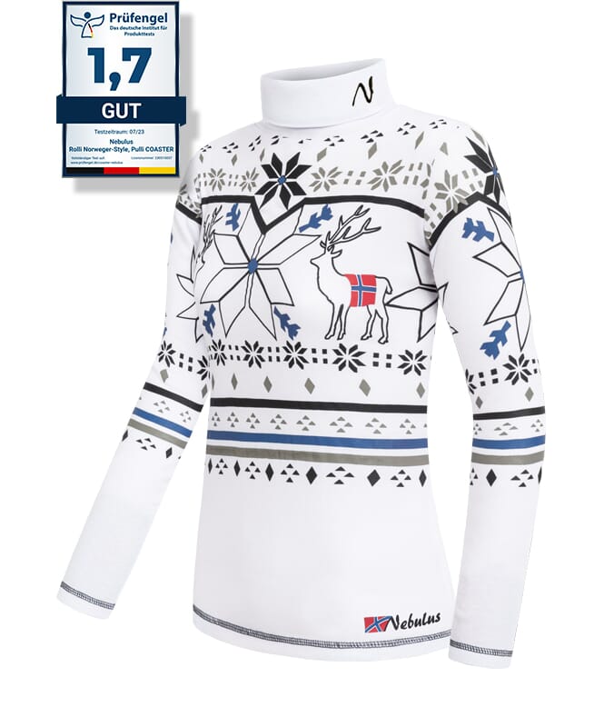 Nebulus Rolli Norweger-Style, Pulli COASTER Damen Neueste Mode