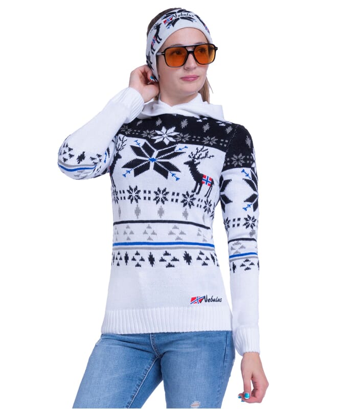 Nebulus Norweger Strick-Hoodie NORJAN Damen Kauf eins, bekomm eins gratis