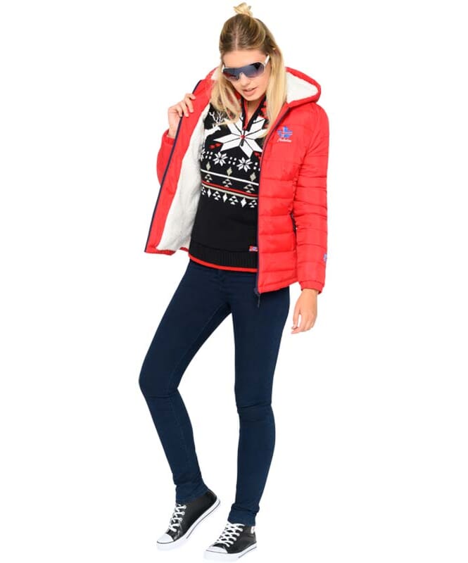 Nebulus Winterjacke mit Teddyfell GLOWFUR B-Ware Damen VIP-Rabatte