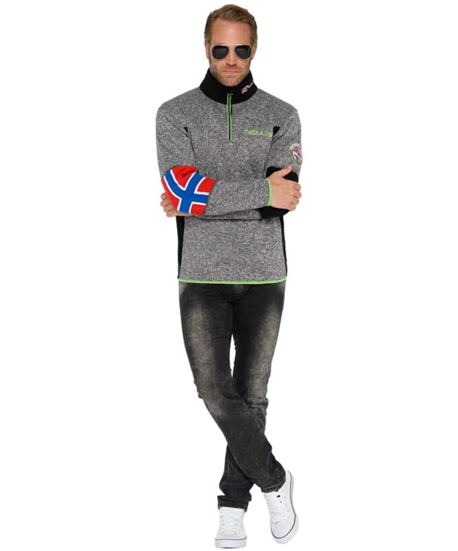 Nebulus Fleecepullover PAO Herren Nur noch ein Tag übrig
