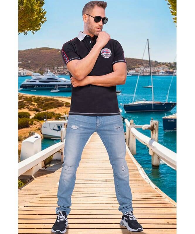 Nebulus Poloshirt NEBI Herren Rabatte dieses Monats