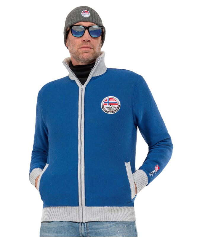 Nebulus Norweger Strickjacke mit Teddyfell STORY Herren 2025