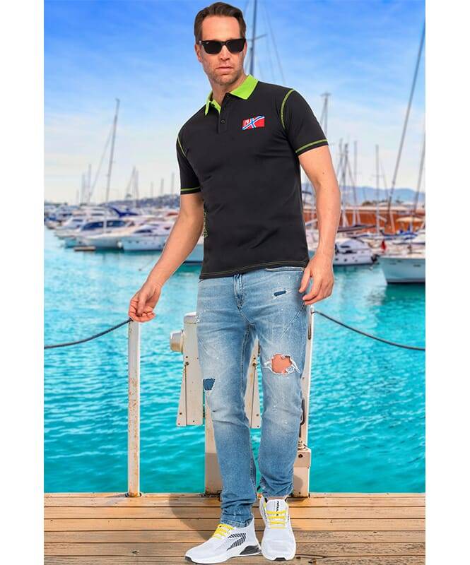Nebulus Poloshirt ALEO Herren Muttertagsangebot