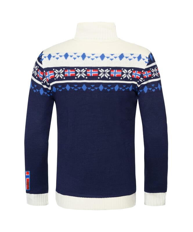 Nebulus Norweger Strickjacke mit Teddyfell CANADIAN Herren Online Outlet