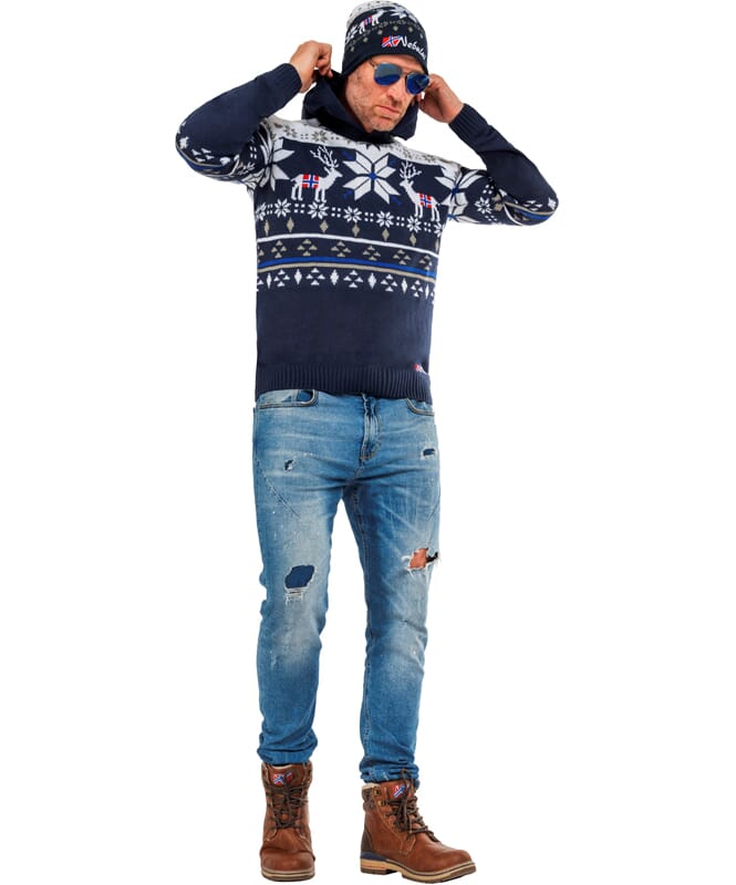 Nebulus Norweger Strick-Hoodie NORJAN Herren Wochenangebot