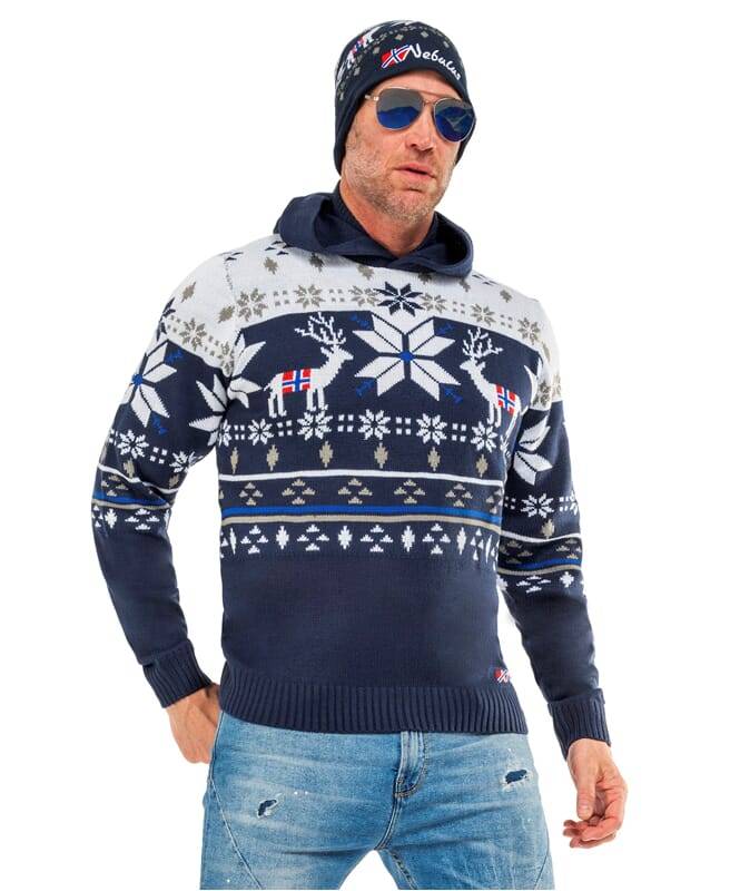 Nebulus Norweger Strick-Hoodie NORJAN Herren Wochenangebot