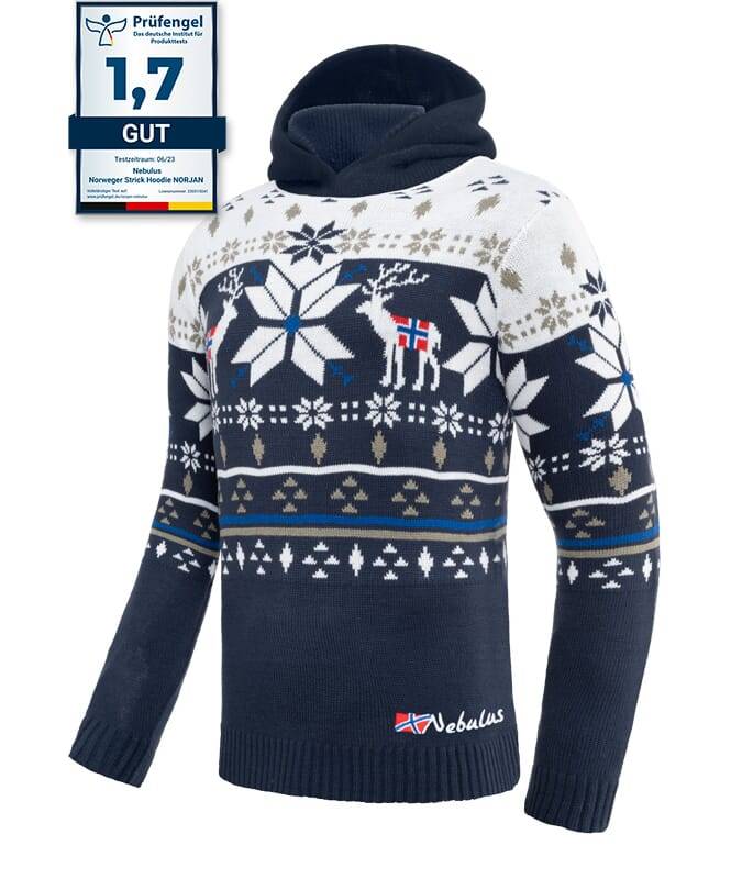 Nebulus Norweger Strick-Hoodie NORJAN Herren Wochenangebot