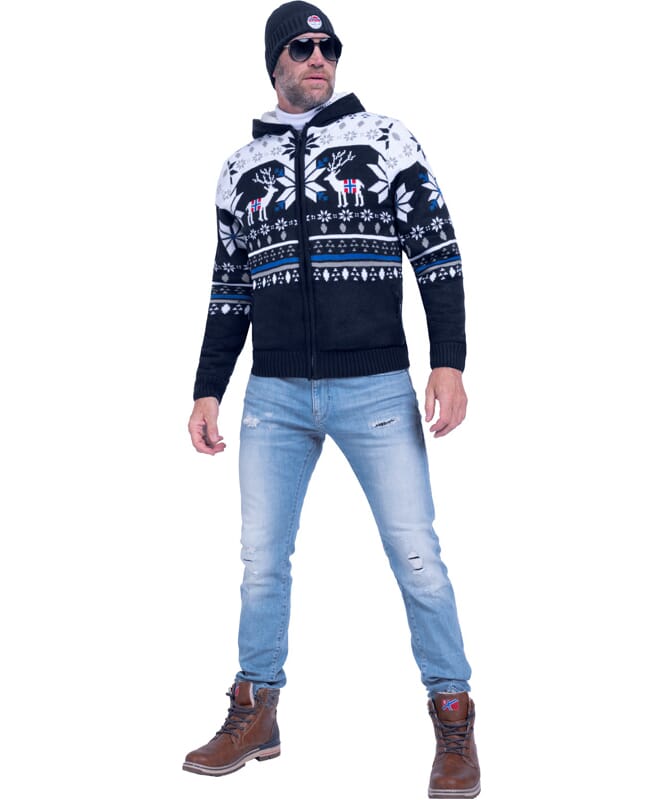Nebulus Norweger Jacke Hoody mit Teddyfell NORON Herren Bis zu 50% Rabatt