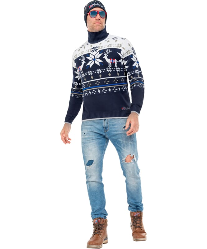Nebulus Norweger Strickpullover STAG Herren 50% Rabatt für begrenzte Zeit