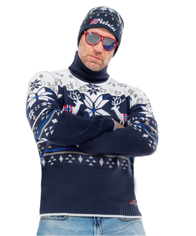 Nebulus Norweger Strickpullover STAG Herren 50% Rabatt für begrenzte Zeit