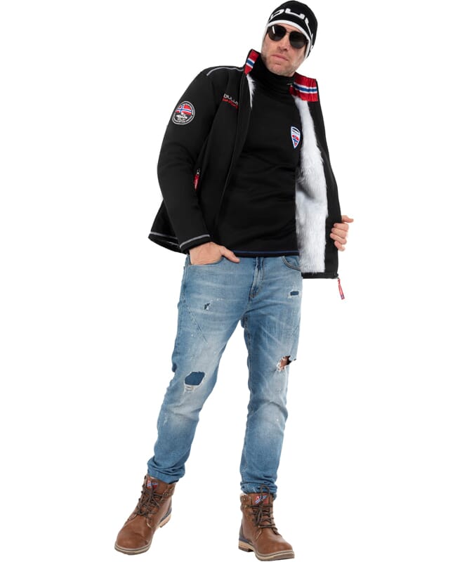 Nebulus Winter-Softshelljacke Teddyfell STYLER FUR Herren Auslauf