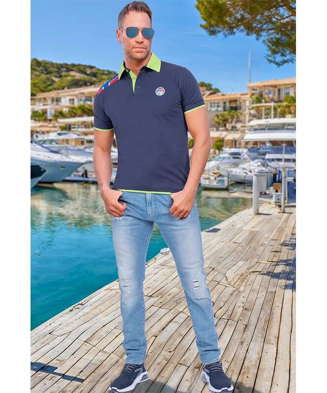 Nebulus Poloshirt NEBFLAG Herren Flash Sale