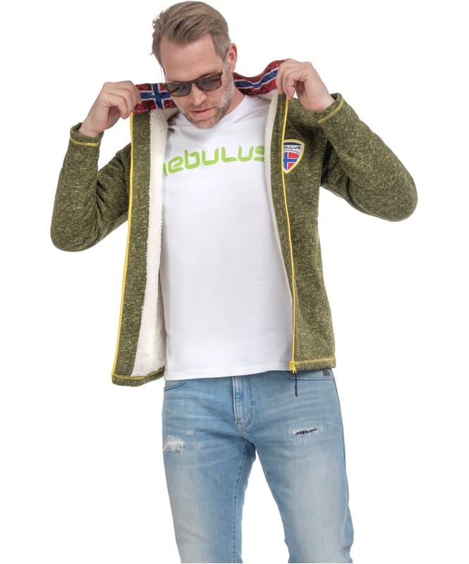 Nebulus Fleecejacke mit Teddyfell LAGONDA Herren Exklusivangebot