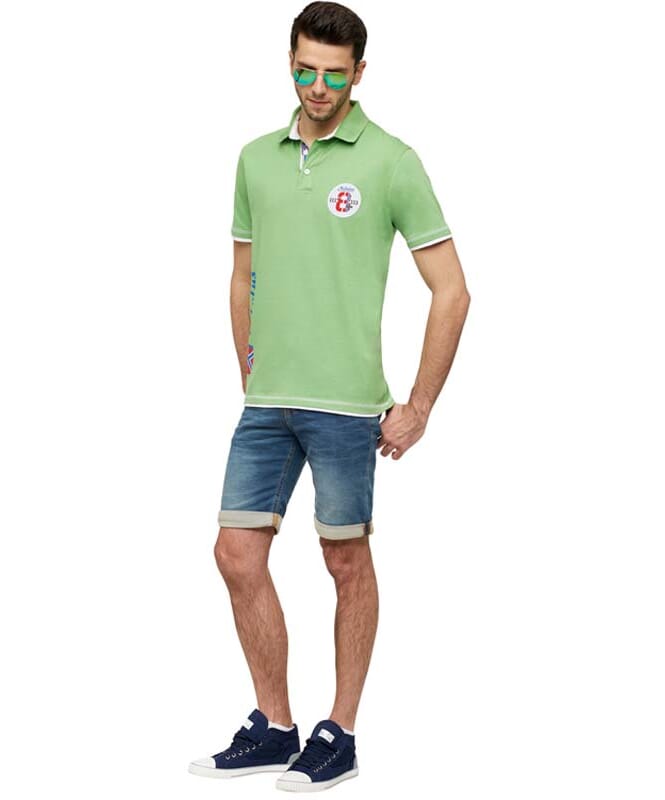 Nebulus Polo-Shirt ORANGE Herren Osterangebot