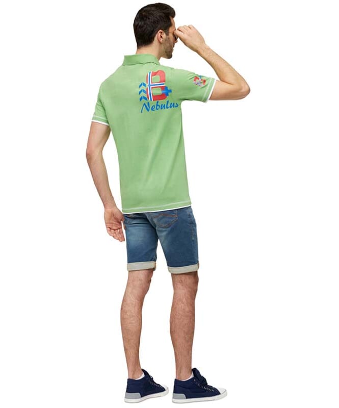 Nebulus Polo-Shirt ORANGE Herren Osterangebot