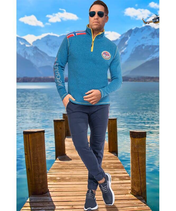 Nebulus Fleecepullover FLAGSTER Herren Bestseller