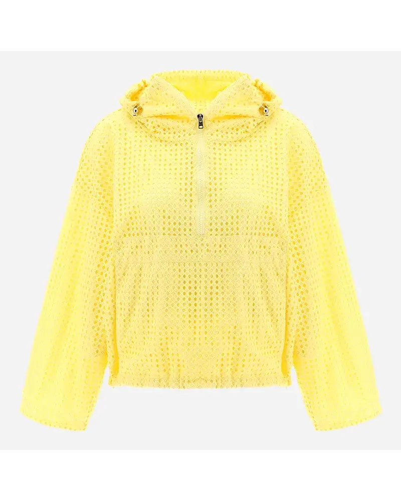 Herno Spring Lace Und Ecoage Jacke In A Form Zitronengelb Im Verkauf