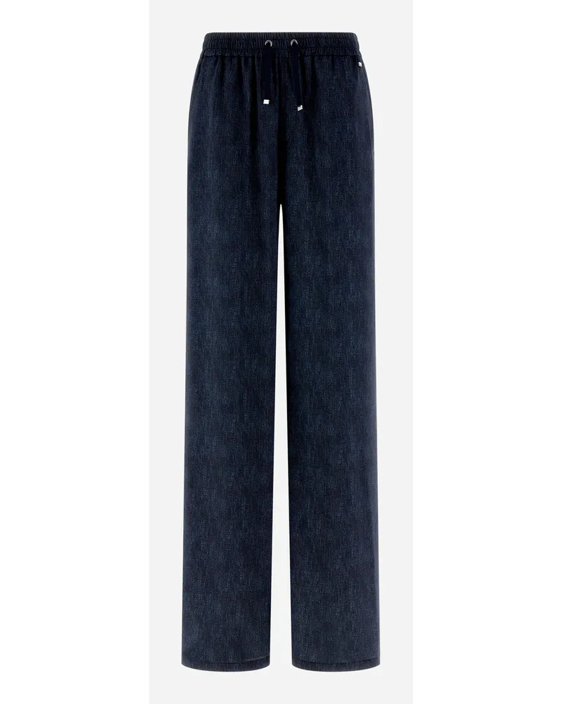 Herno Hose Resort Aus Denim Print zollfrei