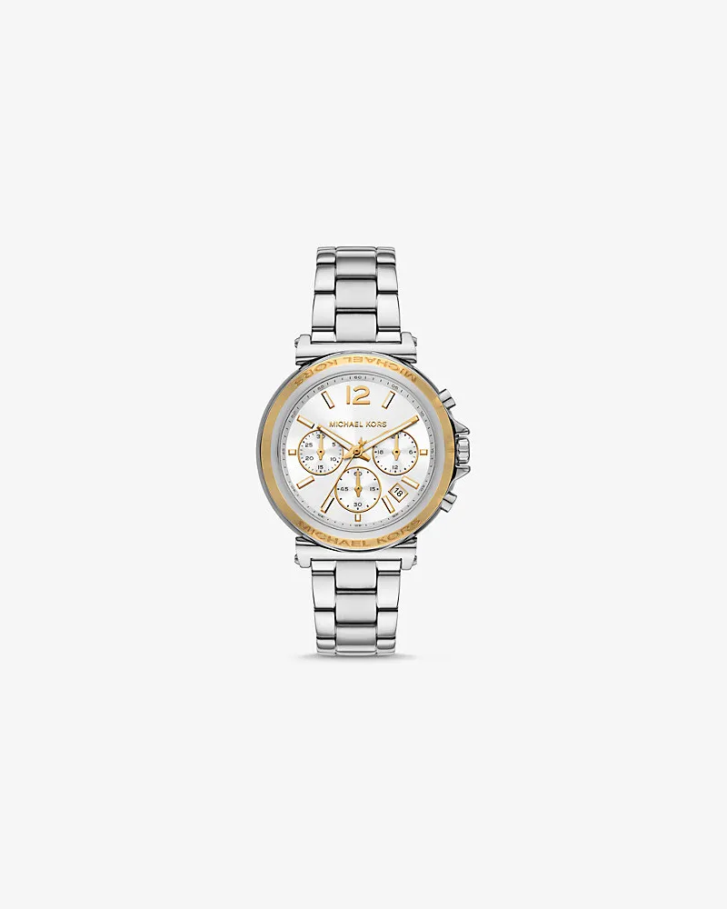 Michael Kors üBergroßE Armbanduhr Maren Im Silberton Rabatt