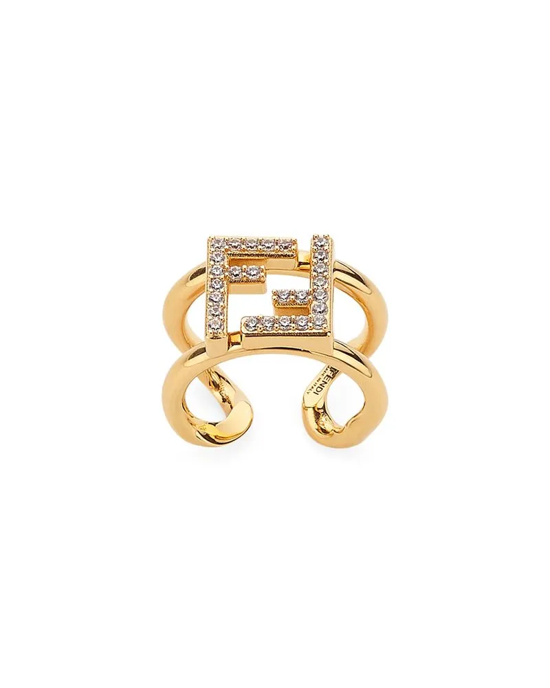 Fendi Ff Ring Gold Fabrikpreis