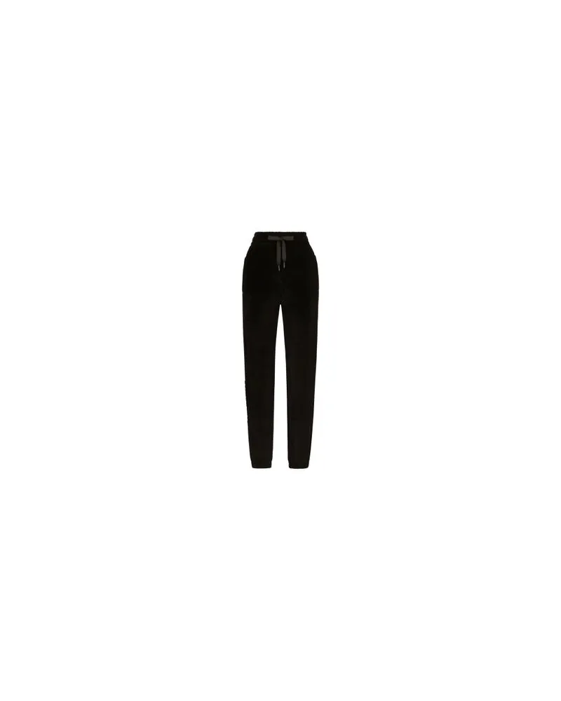 Dolce & Gabbana Jogginghose Mit Stickerei Black Begrenzte Freigabe