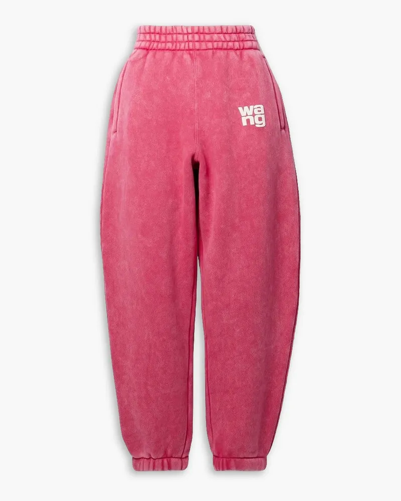 Alexander Wang Essential Jogginghose Aus Einer Baumwollmischung Orange Nur noch ein Tag übrig